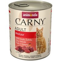 animonda Carny Nassfutter Katze Adult Rind pur 6x800 g von Animonda