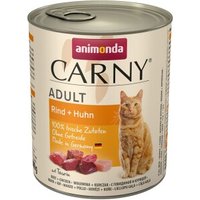 animonda Carny Nassfutter Katze Adult Rind & Huhn 6x800 g von Animonda