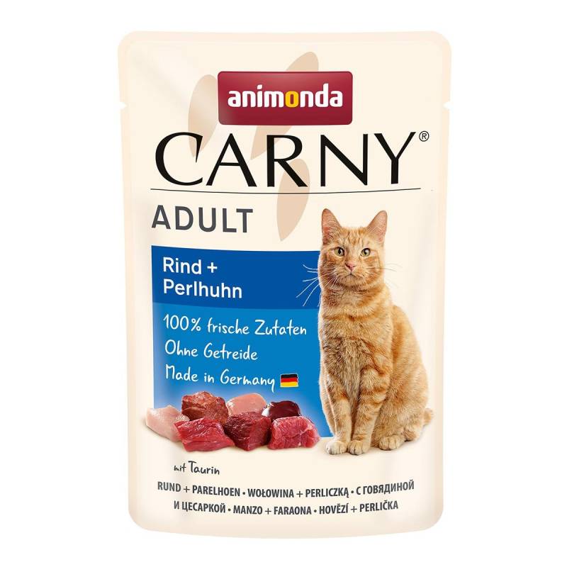 animonda Carny Adult Rind + Perlhuhn 12x85g von animonda Carny