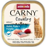 animonda Carny Nassfutter Katze Adult Country Huhn, Pute & Forelle 32x100 g von Animonda