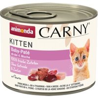 animonda Carny Nassfutter Katze Kitten, Baby-Paté 12x200 g von Animonda