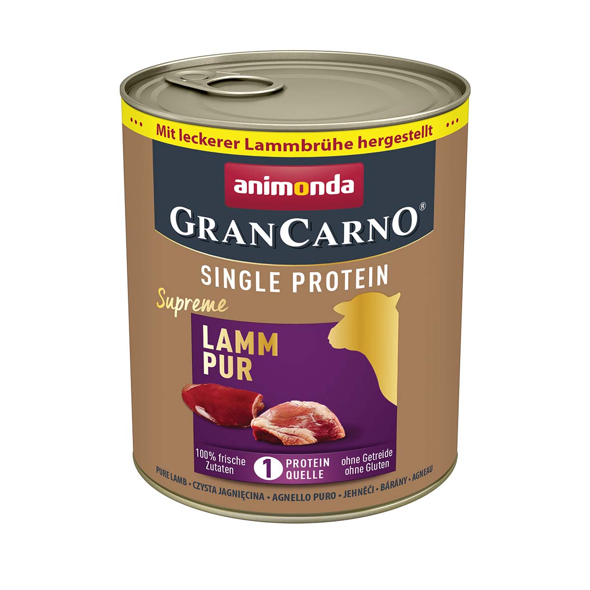 animonda GranCarno single protein Lamm pur 6x800g von animonda GranCarno