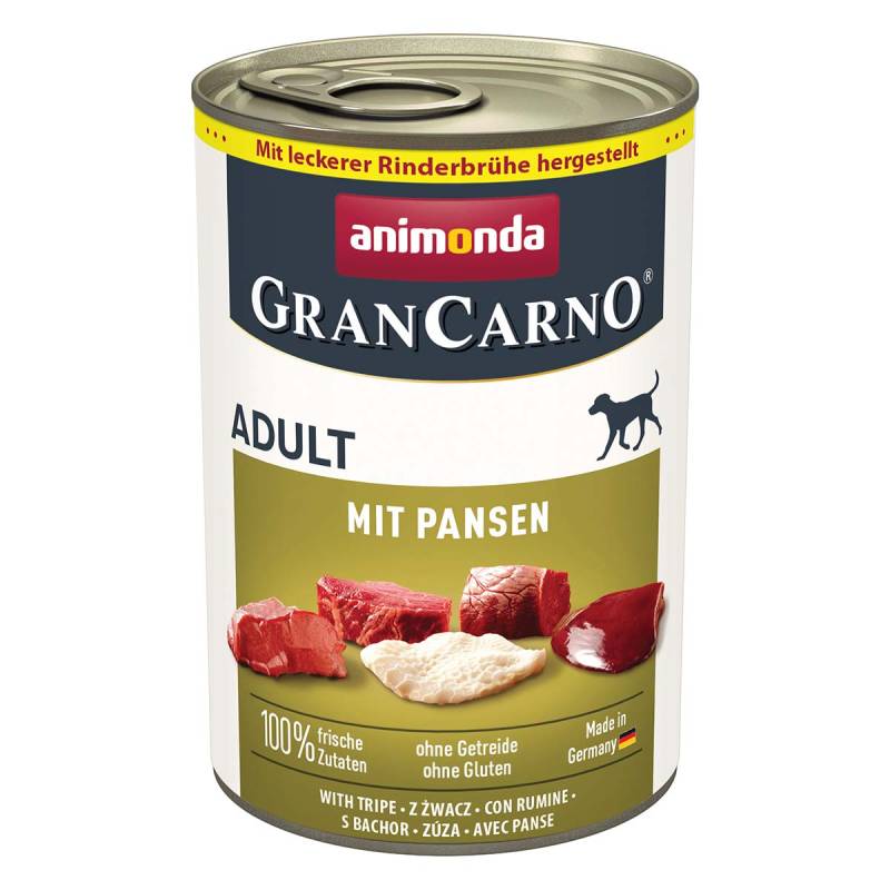 animonda GranCarno Adult mit Pansen 24x400g von animonda GranCarno