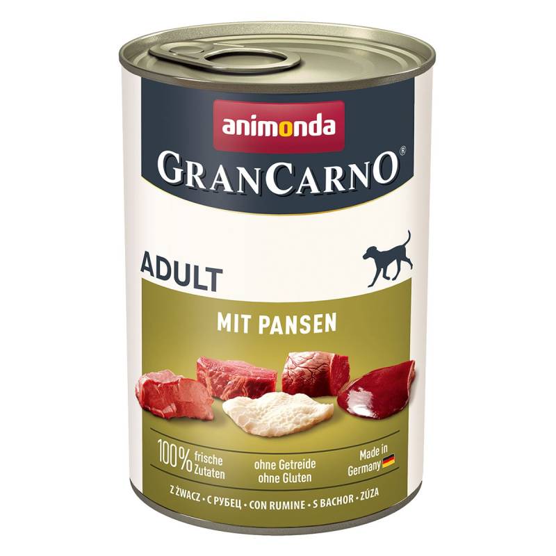 animonda GranCarno Adult mit Pansen 6x400g von animonda GranCarno