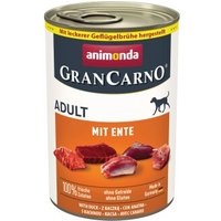 animonda GranCarno Original Nassfutter Hund Adult, Ente 6x400 g von Animonda