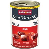 animonda GranCarno Original Nassfutter Hund Adult, Rind pur 6x400 g von Animonda