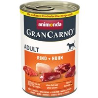 animonda GranCarno Original Nassfutter Hund Adult, Rind & Huhn 6x400 g von Animonda