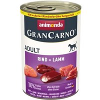 animonda GranCarno Original Nassfutter Hund Adult, Rind & Lamm 6x400 g von Animonda