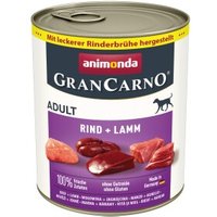 animonda GranCarno Original Nassfutter Hund Adult, Rind & Lamm 6x800 g von Animonda