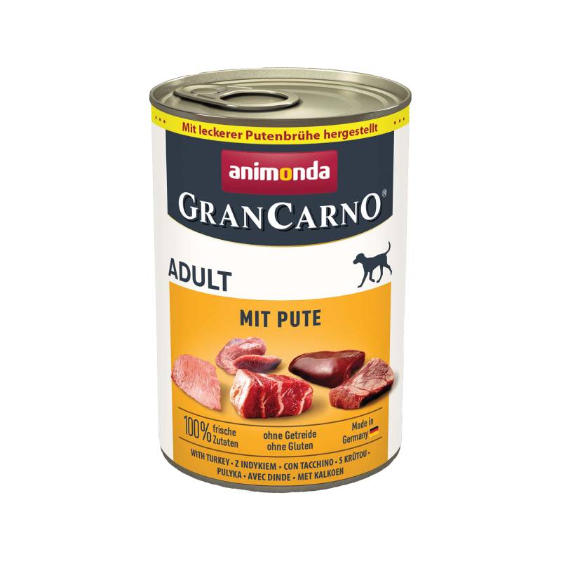 Animonda GranCarno Original Adult Hundefutter - Dosen - Rind - 6 x 400 g von Animonda