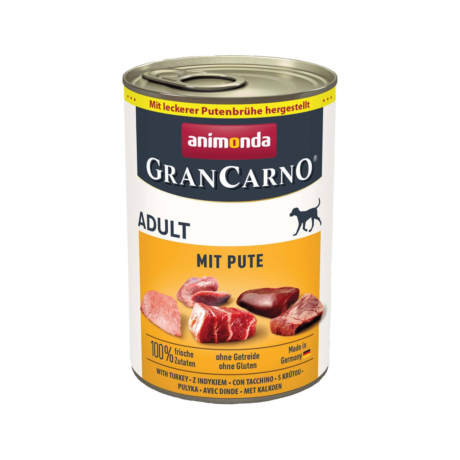 Animonda GranCarno Original Adult Hundefutter - Dosen - Rind & Lamm - 6 x 400 g von Animonda