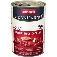 animonda GranCarno Original Nassfutter Hund Adult, Multifleisch Cocktail 12x400 g von Animonda