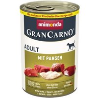 animonda GranCarno Original Nassfutter Hund Adult, Pansen 12x400 g von Animonda