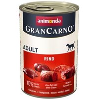 animonda GranCarno Original Nassfutter Hund Adult, Rind pur 12x400 g von Animonda