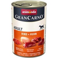 animonda GranCarno Original Nassfutter Hund Adult, Rind & Huhn 24x400 g von Animonda