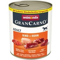 animonda GranCarno Original Nassfutter Hund Adult, Rind & Huhn 24x800 g von Animonda