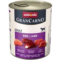 animonda GranCarno Original Adult Rind & Lamm 12x800 g von Animonda