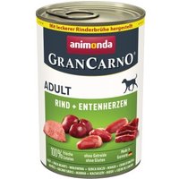 animonda GranCarno Original Adult Rind & Entenherzen 12x400 g von Animonda