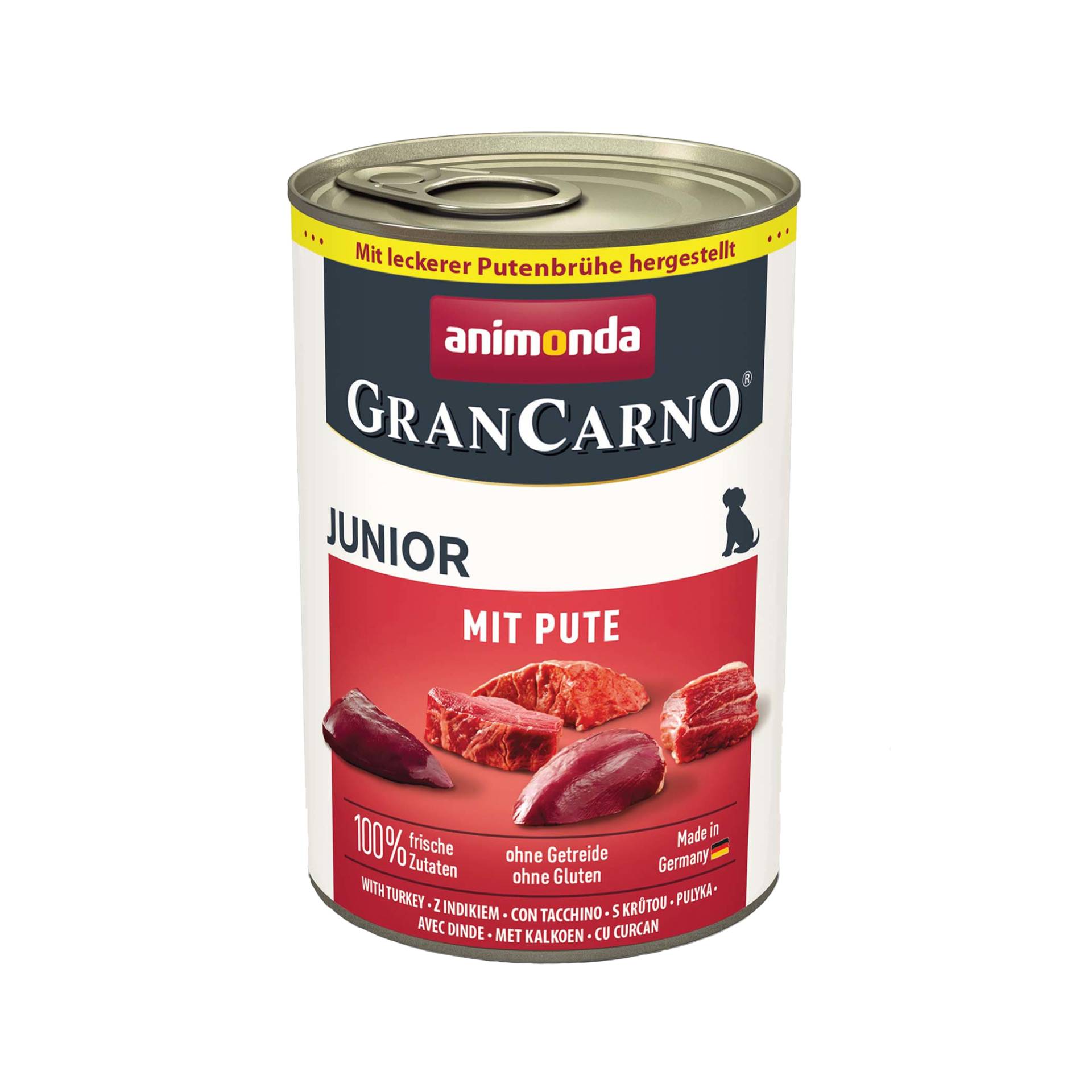 Animonda GranCarno Original Junior Hundefutter - Dosen - Pute - 6 x 400 g von Animonda