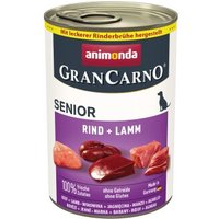 animonda GranCarno Original Nassfutter Hund Senior, Rind & Lamm 12x400 g von Animonda