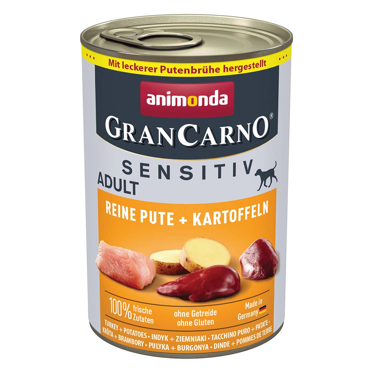 animonda GranCarno Sensitiv Pute und Kartoffel 24x400g von animonda GranCarno