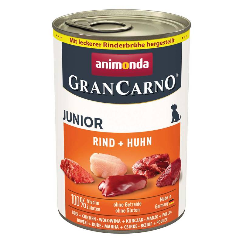 animonda GranCarno Junior Rind und Huhn 6x400g von animonda GranCarno