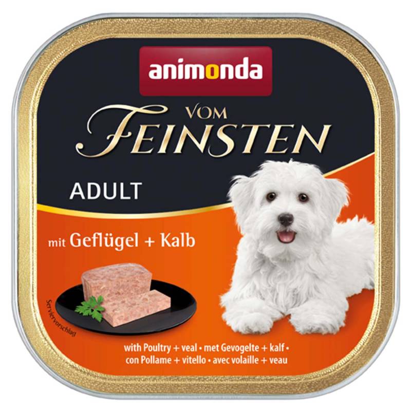 animonda vom Feinsten Adult Geflügel und Kalb 22x150g von animonda vom Feinsten