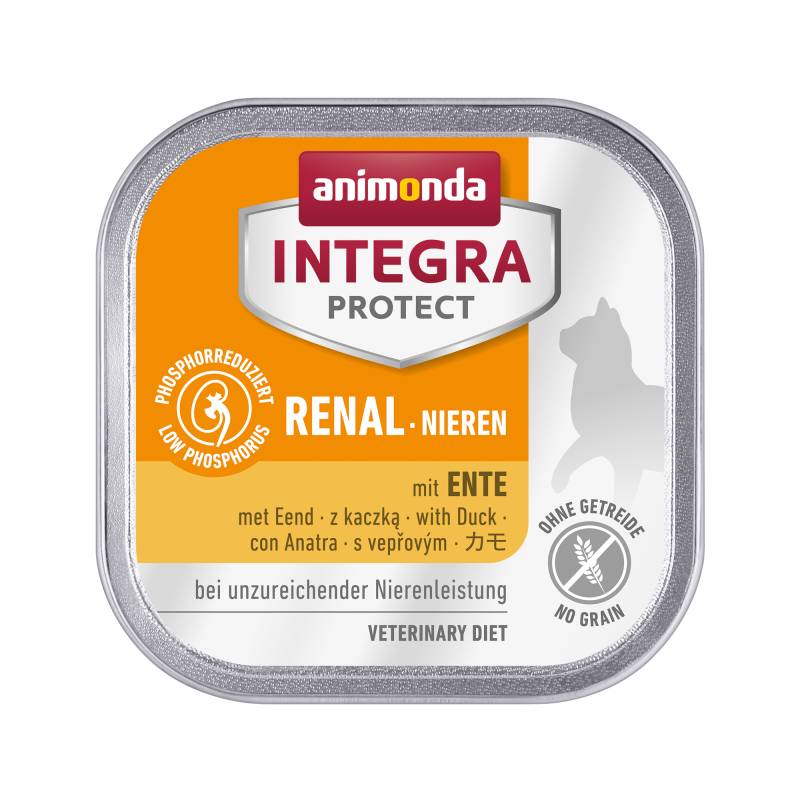 Animonda Integra Protect Cat Nieren Ente - 16 x 100 g von Animonda