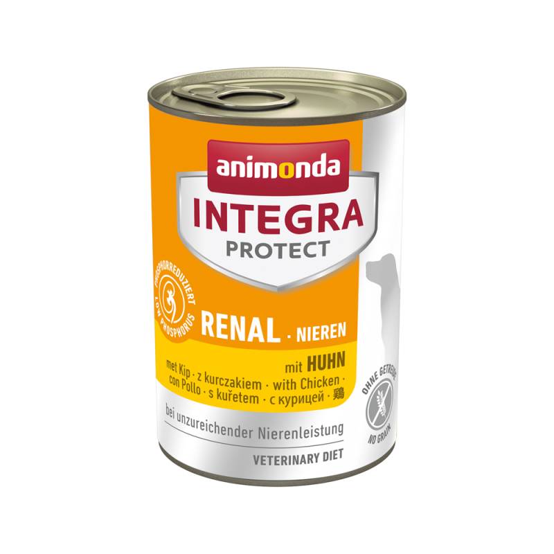 Animonda Integra Protect Dog Nieren Hundefutter - Dosen - Huhn - 6 x 400 g von Animonda