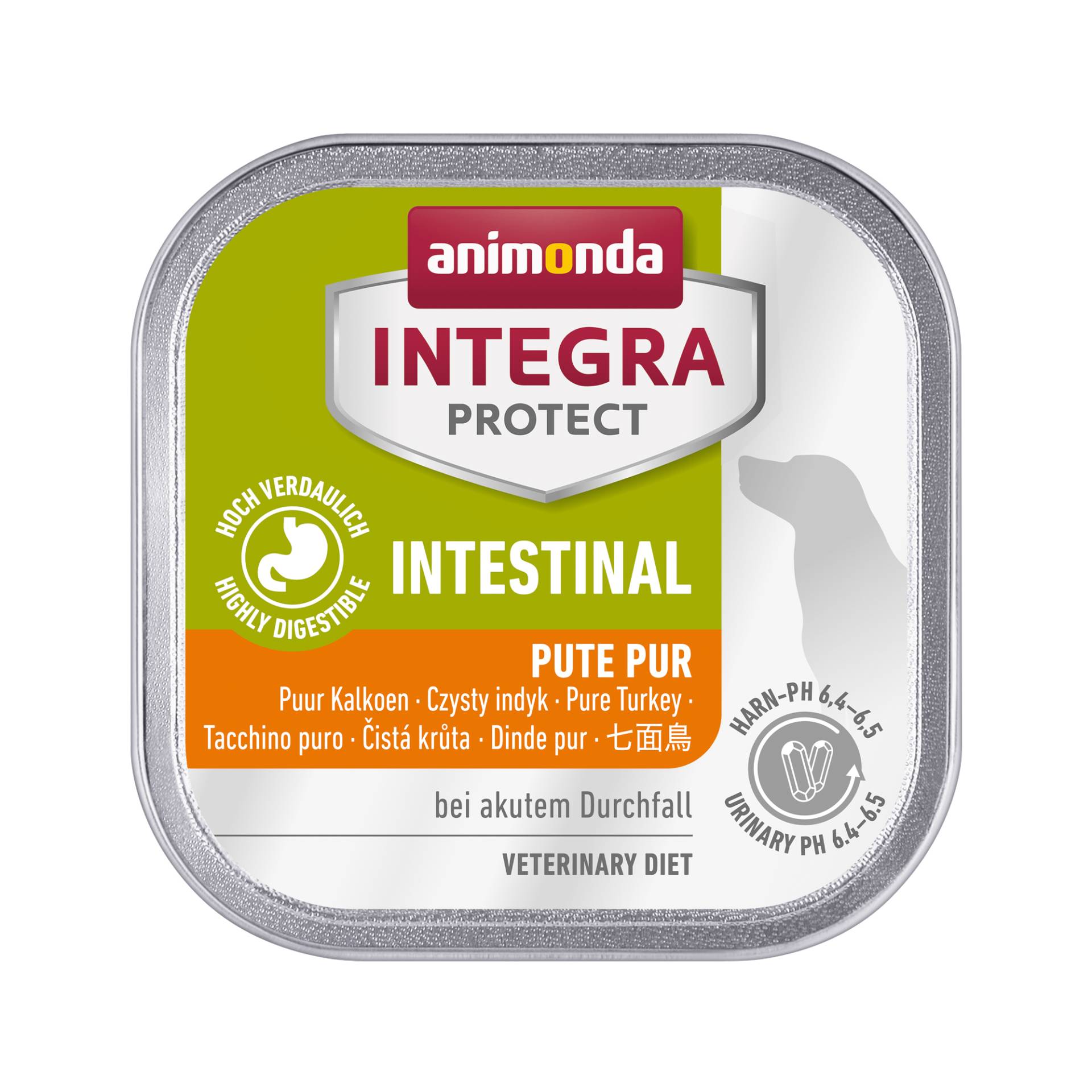 Animonda Integra Protect Intestinal Hundefutter - Schälchen - Pute - 11 x 150 g von Animonda