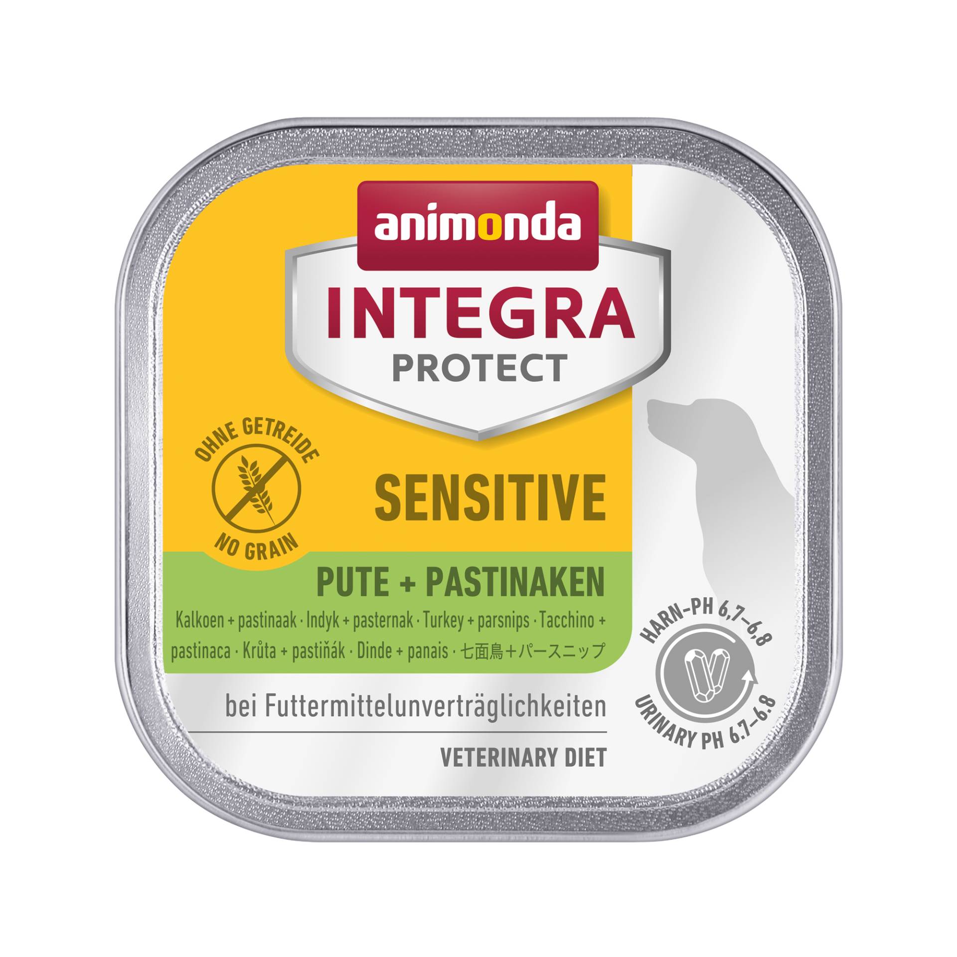 Animonda Integra Protect Sensitive Hundefutter - Schälchen - Pute & Pastinaken - 11 x 150 g von Animonda