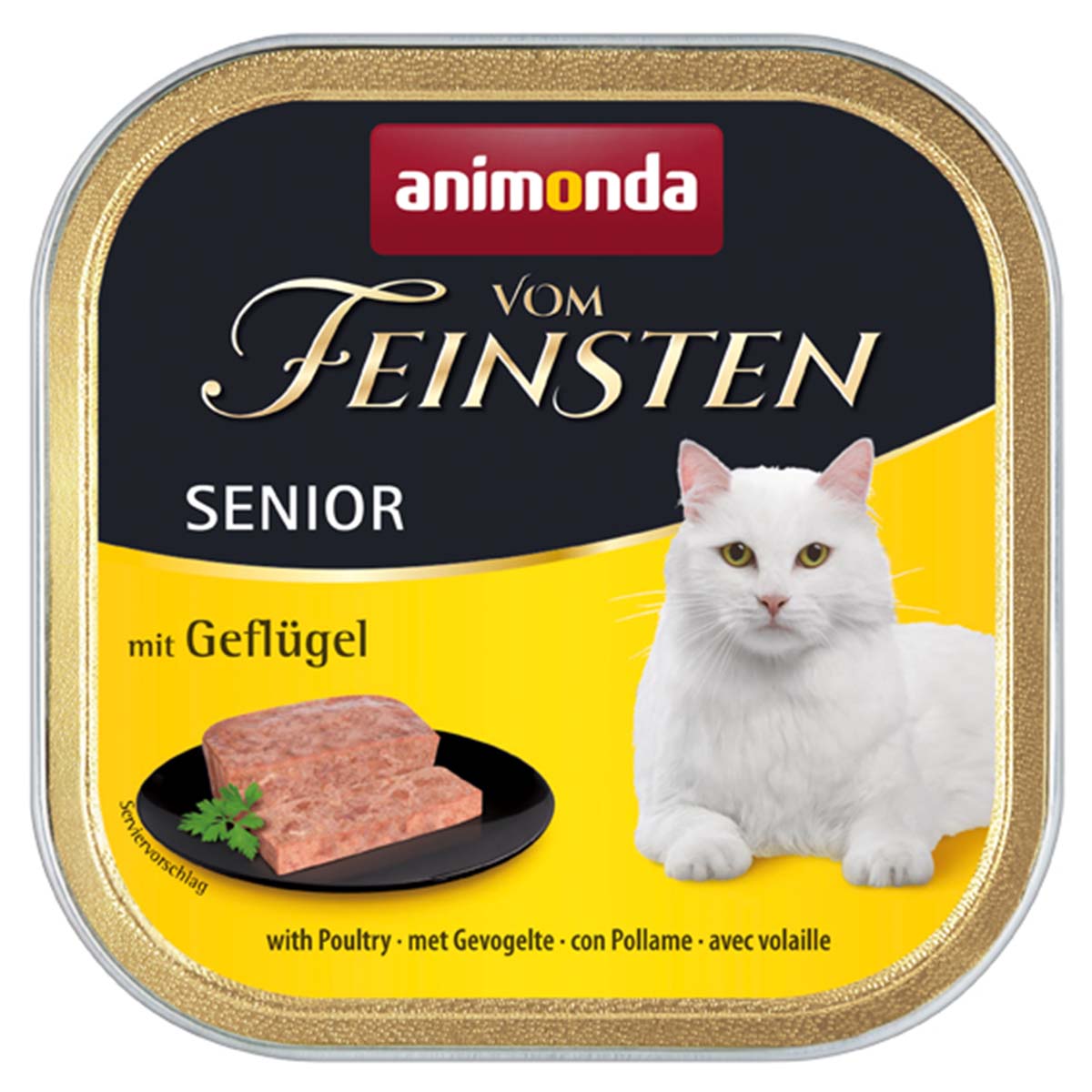 animonda vom Feinsten Senior 64x100g Geflügel von animonda vom Feinsten