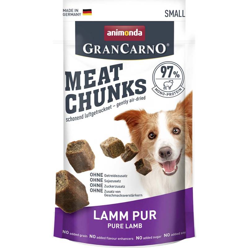 animonda Meat Chunks Adult Lamm pur 8x60g von Animonda