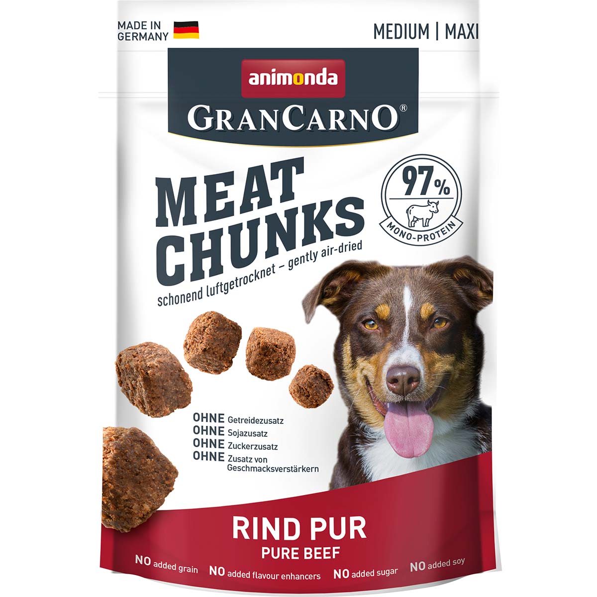 animonda GranCarno Meat Chunks Adult Rind pur 6x80g von animonda GranCarno