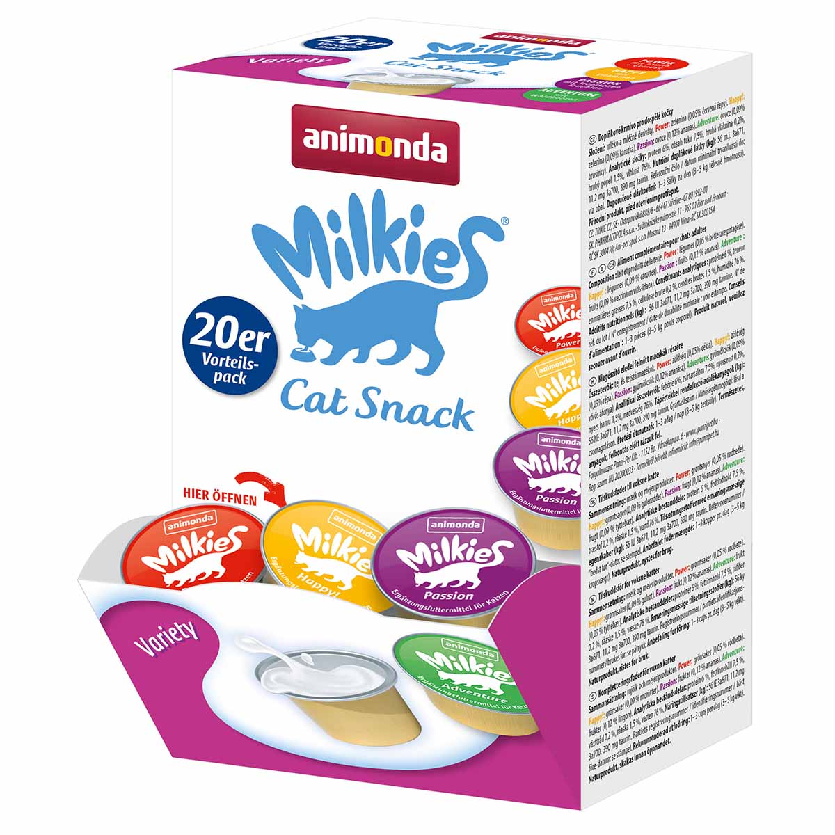 animonda Milkies Variety Cups 20x15g von animonda Milkies