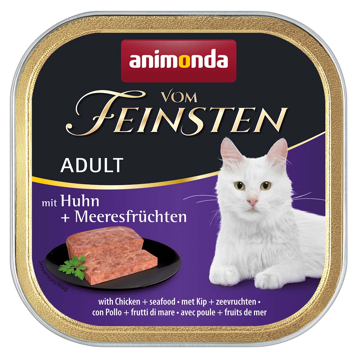 animonda vom Feinsten Huhn und Meeresfrüchte 32x100g von animonda vom Feinsten