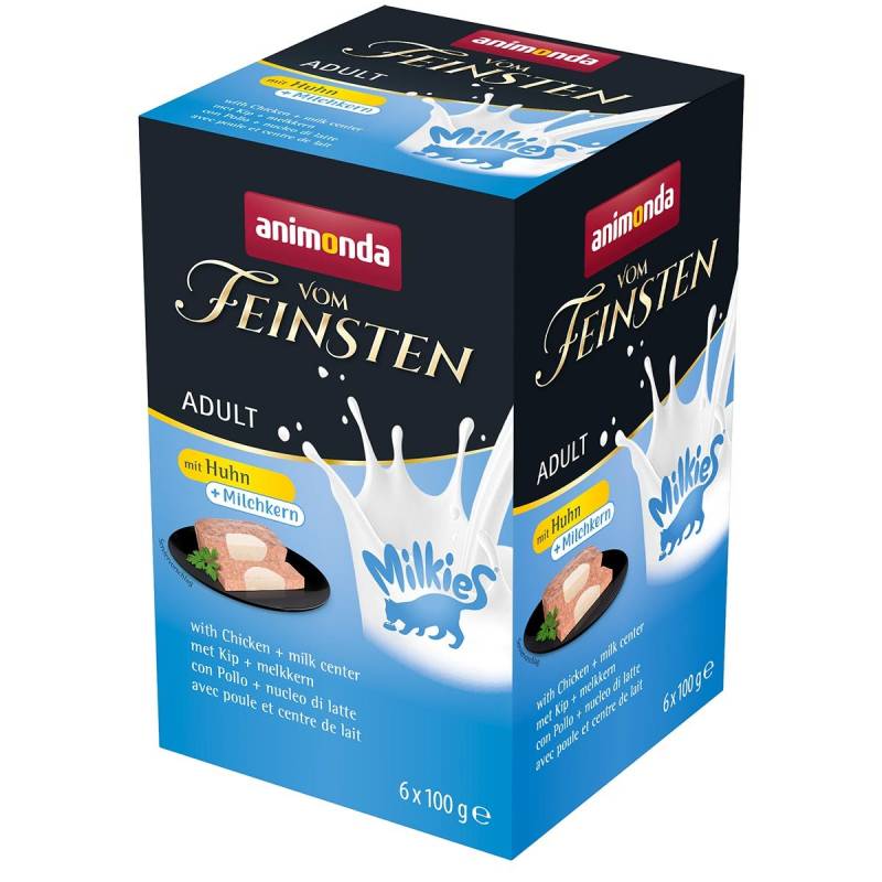 animonda vom Feinsten Adult mit Huhn + Milchkern 6x100g von animonda vom Feinsten