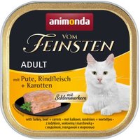 animonda Vom Feinsten Adult mit Schlemmerkern 32x100g Pute, Rindfleisch & Karotte von Animonda