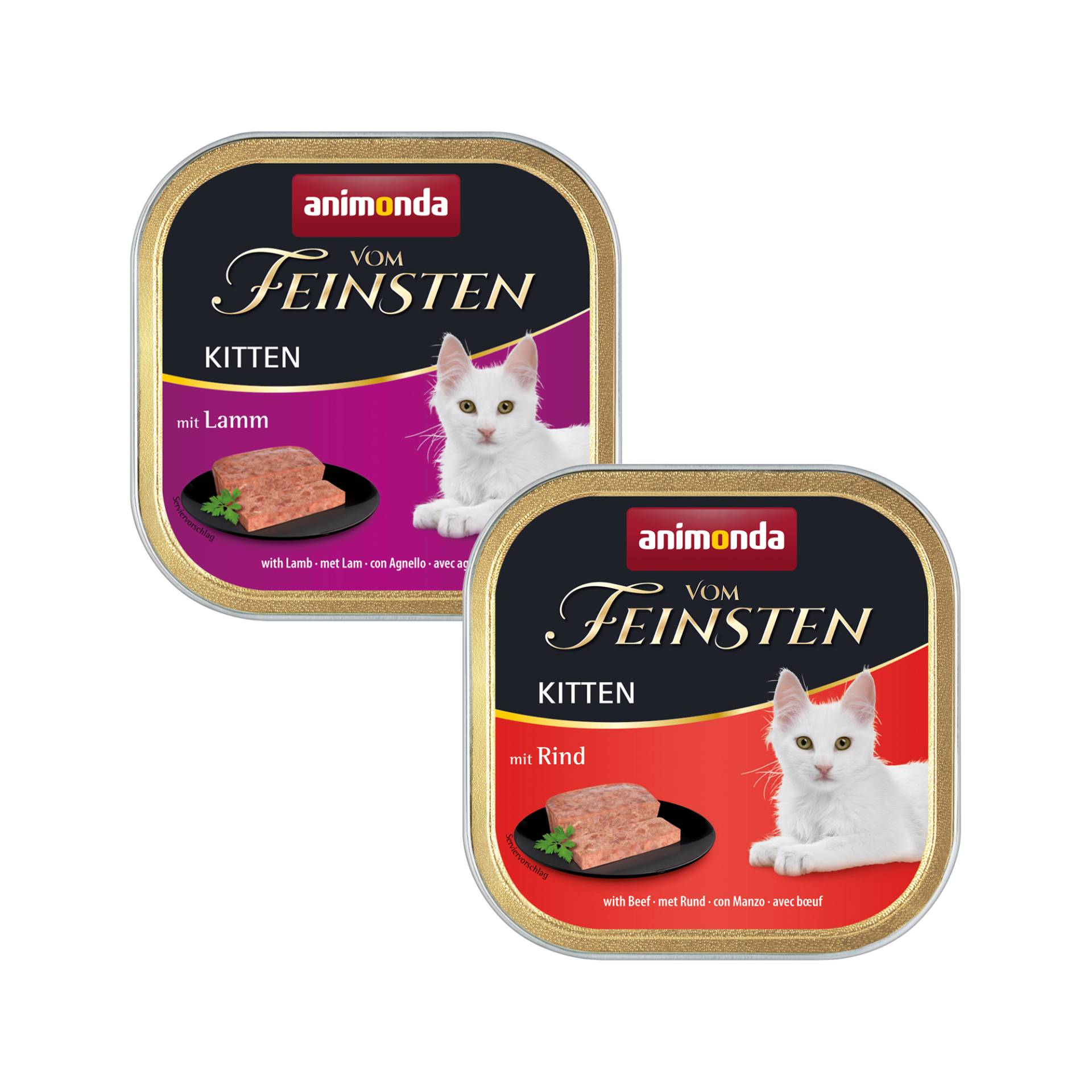 Animonda Vom Feinsten Kittenfutter - Lamm - 32 x 100 g von Animonda