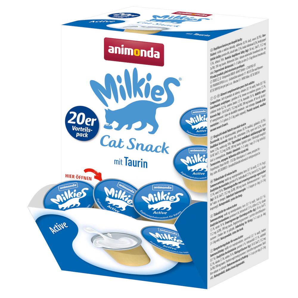 Multipack animonda Milkies - Active 20 x 15 g von Animonda