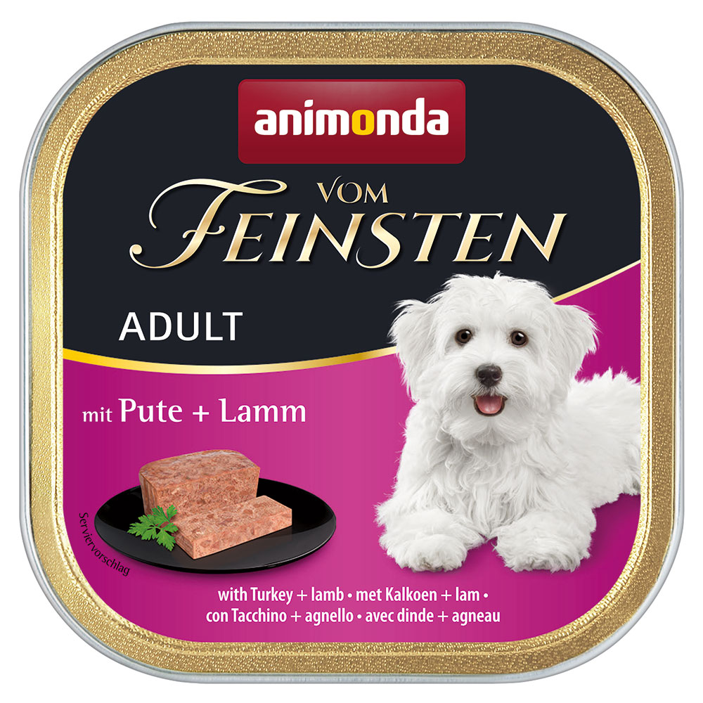 Sparpaket animonda vom Feinsten 24 x 150 g - Adult getreidefrei: Pute & Lamm von Animonda Vom Feinsten