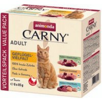 animonda Carny Nassfutter Katze Adult, Mixpaket Geflügel-Vielfalt 8x85 g von Animonda