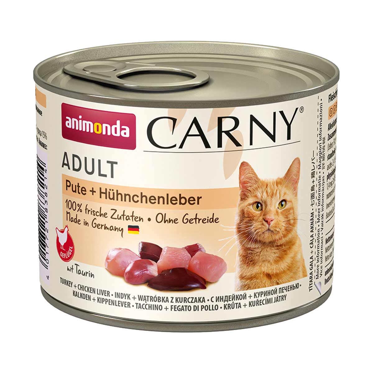 animonda Carny Adult Pute + Hühnchenleber 6x200g von animonda Carny