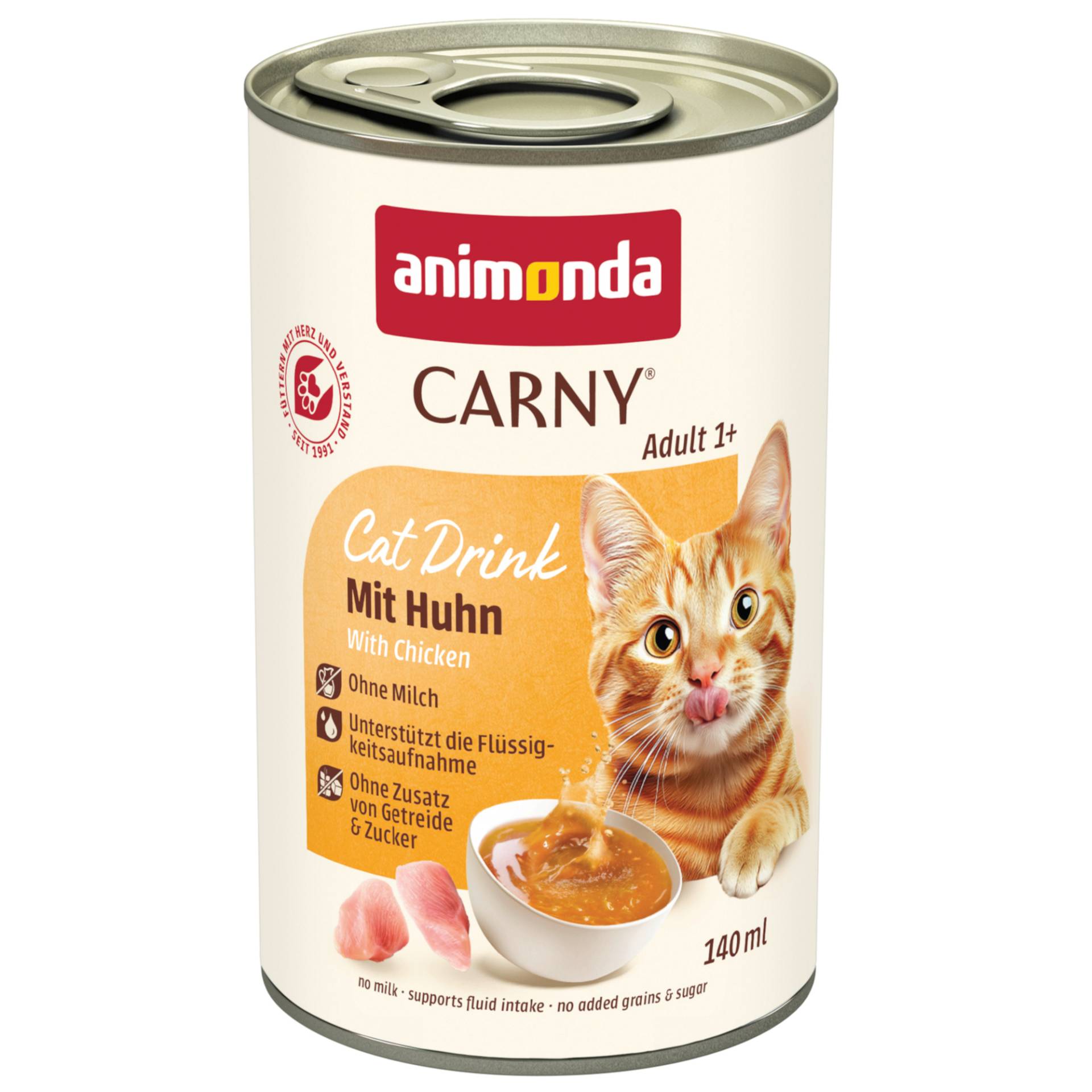 animonda Carny Cat Drink 12 x 140 ml - Huhn animonda Carny Cat Drink 12 x 140 ml - Huhn von Animonda