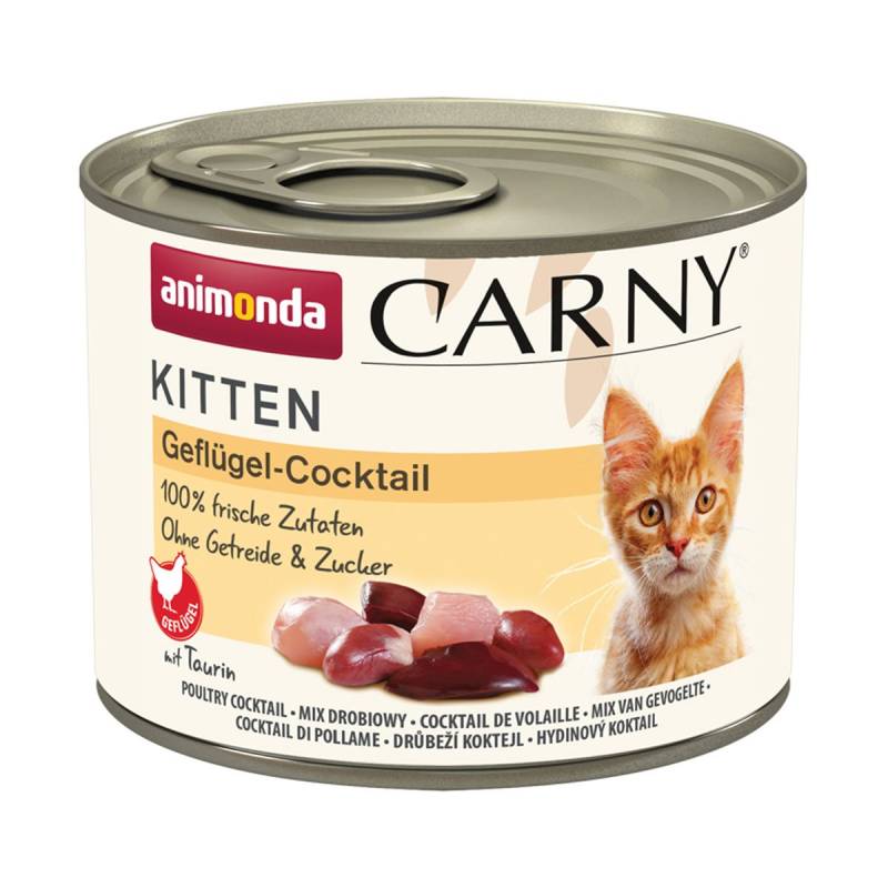 animonda Carny Kitten Geflügel-Cocktail 24x200g von animonda Carny