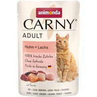 animonda Carny Nassfutter Katze Adult Huhn & Lachs 12x85 g von Animonda