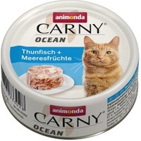 animonda Carny Nassfutter Katze Adult Ocean Thunfisch und Meeresfrüchte 12x80 g animonda Carny Nassfutter Katze Adult Ocean Thunfisch und Meeresfrüchte 12x80 g von Animonda