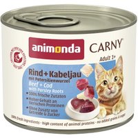 animonda Carny Nassfutter Katze Adult Rind und Kabeljau mit Petersilienwurzel 24x200 g animonda Carny Nassfutter Katze Adult Rind und Kabeljau mit Petersilienwurzel 24x200 g von Animonda