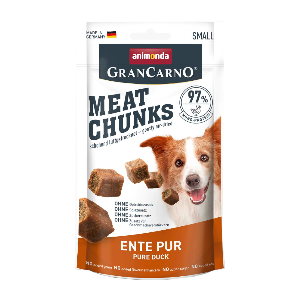 animonda Gran Carno Meat Chunks small - Sparpaket: 4 x 60 g Ente pur animonda Gran Carno Meat Chunks small - Sparpaket: 4 x 60 g Ente pur von Animonda