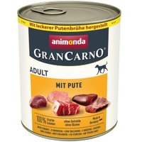 animonda GranCarno Original Nassfutter Hund Adult, Pute 12x800 g von Animonda